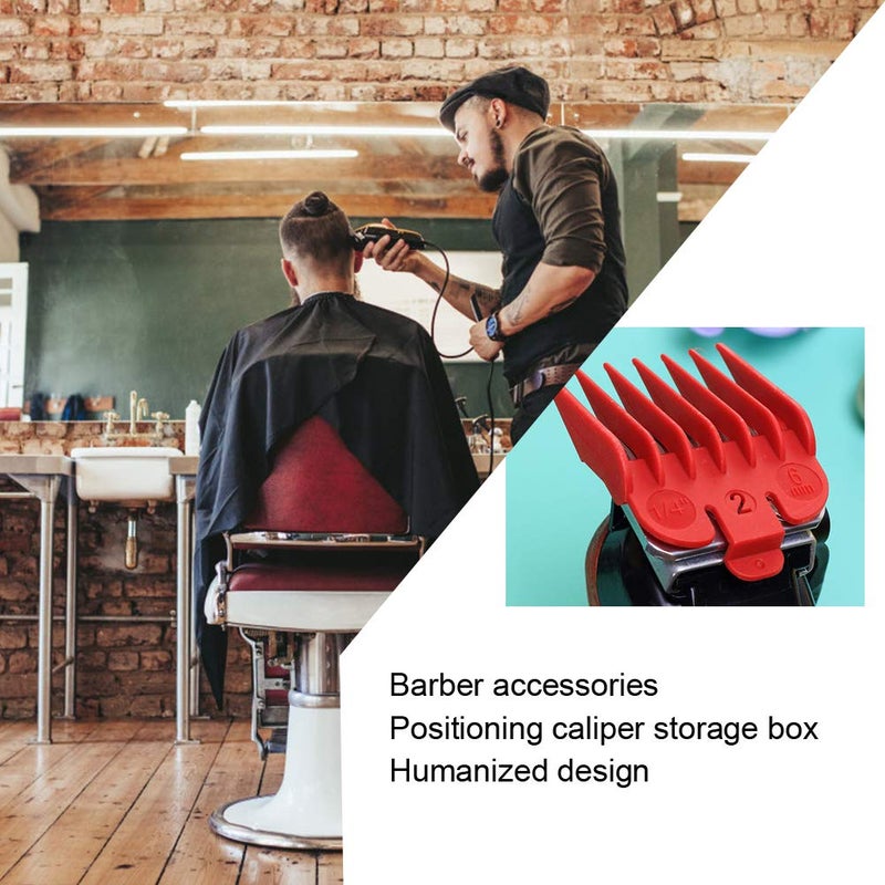 Kodrily Clipper Guard Holder Organizer, Plastic Clipper Blade Holder, 10 Slots Clipper Blade Case, Transparent Limit Comb Guide for Hair Clipper Storage, 9.8 x 2.8 x 2.6in, 1Pcs - Image 5